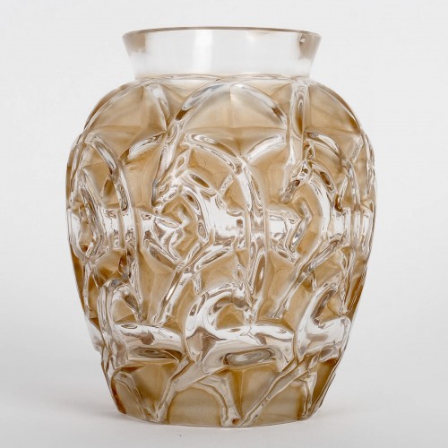 Art Déco - 1931 René Lalique - Vase Chamois