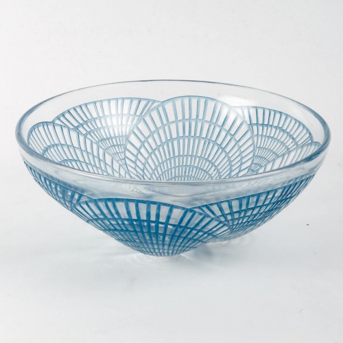 1924 René Lalique - Service 8 pièces coupes Coquilles - BG Arts