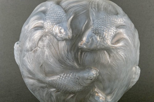 1924 René Lalique - Vase Formose - Verrerie, Cristallerie Style Art Déco