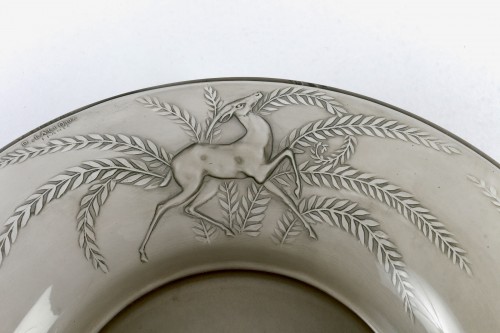 Glass & Crystal  - 1925 René Lalique - Bowl Gazelles