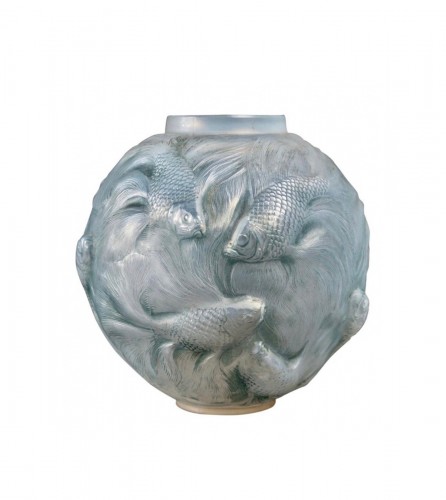 1924 René Lalique - Vase Formose Cased