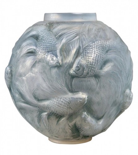 1924 René Lalique - Vase Formose Cased - Art Déco