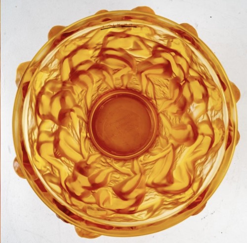 XXe siècle - Lalique France d'après René Lalique - Vase Bacchantes