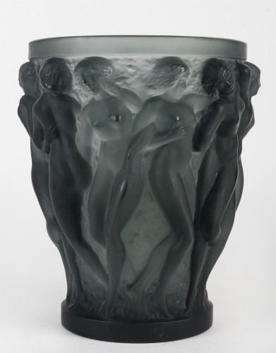 Lalique France d'après René Lalique - Vase Bacchantes - Verrerie, Cristallerie Style Art Déco