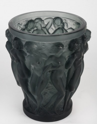 Verrerie, Cristallerie  - Lalique France d'après René Lalique - Vase Bacchantes