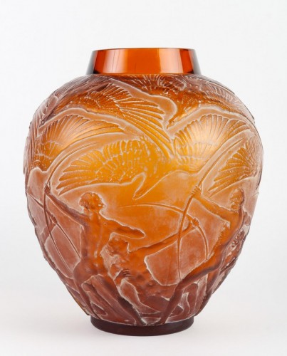 Antiquités - 1921 René Lalique - Vase Archers