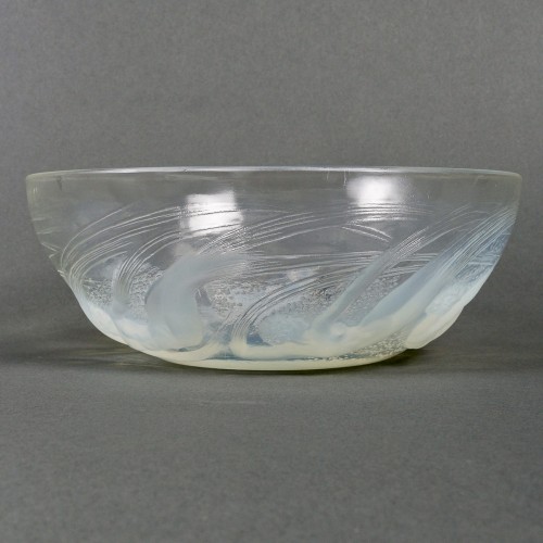 1921 René Lalique - Coupe Ondines - Verrerie, Cristallerie Style Art Déco