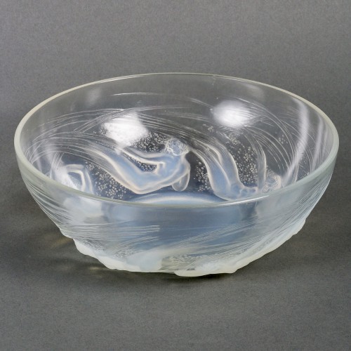 Glass & Crystal  - 1921 René Lalique - Bowl Ondines