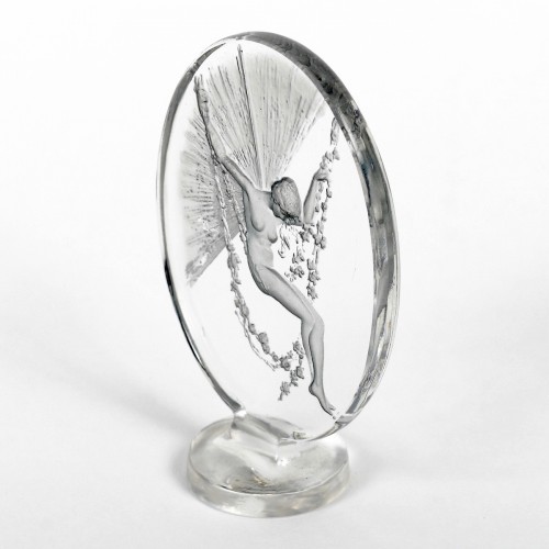 Glass & Crystal  - 1919 René Lalique - Cachet Figurine Se Balancant