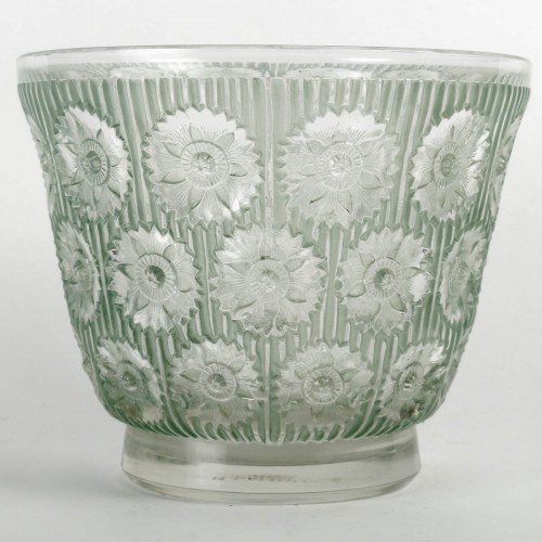 1937 René Lalique - Vase Edelweiss - BG Arts