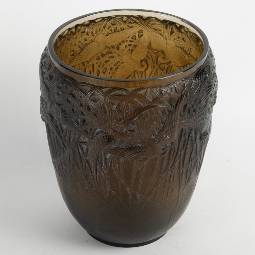 1926 René Lalique - Vase Aigrettes - BG Arts