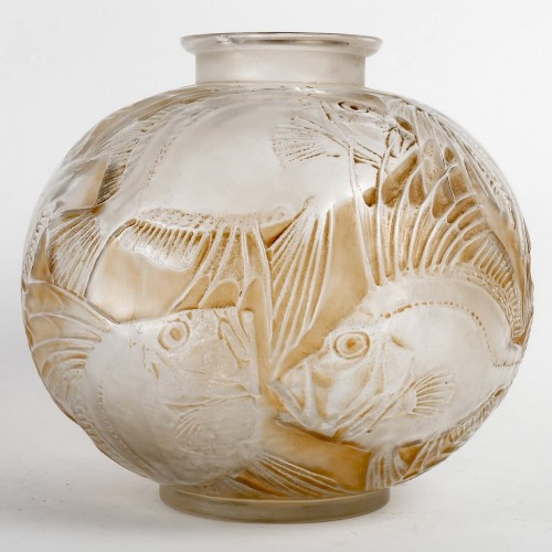 Antiquités - 1921 René Lalique - Vase Poissons