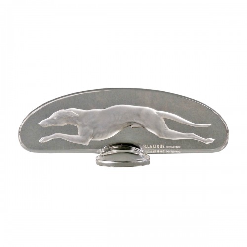 1928 René Lalique - Car Mascot Levrier Greyhound