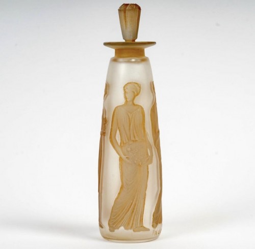 1910 René Lalique - Perfume Bottle Ambre Antique for  Coty - 