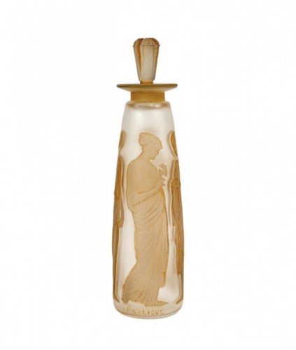 Art Déco - 1910 René Lalique - Perfume Bottle Ambre Antique for  Coty