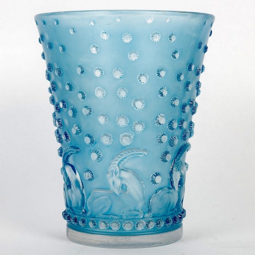 1938 René Lalique - Vase Ajaccio - Verrerie, Cristallerie Style Art Déco