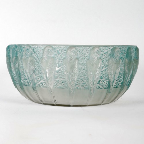 20th century - 1931 René Lalique - Bowl Perruches