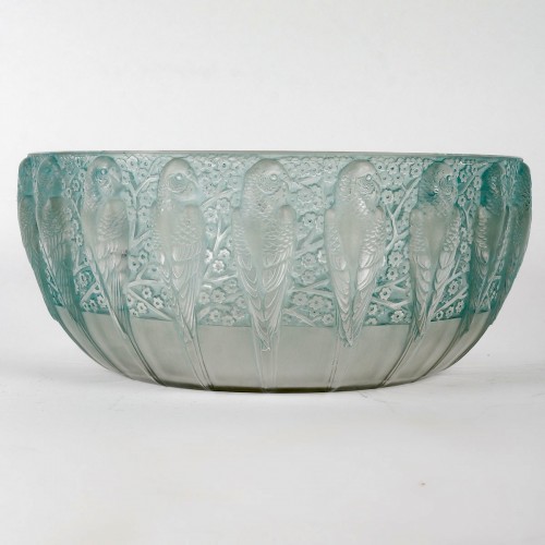 Art Déco - 1931 René Lalique - Bowl Perruches