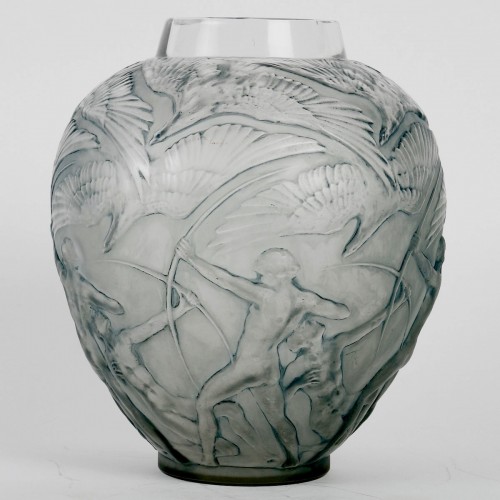 Antiquités - 1921 René Lalique - Vase Archers