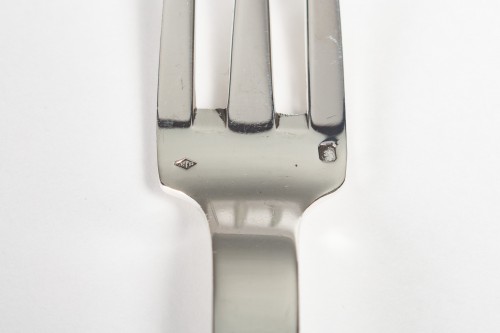 Antiquités - Puiforcat - Cutlery Flatware Set Medicis Sterling Silver - 139 Pieces