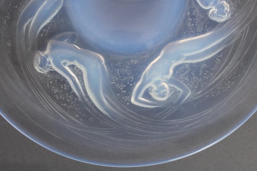 1921 René Lalique - Dishes Plate &amp; Bowl Ondines - 