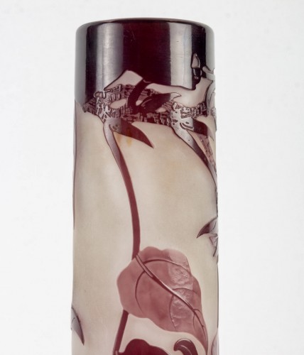 Emile Gallé - Important Vase Glycines Wisteria - 