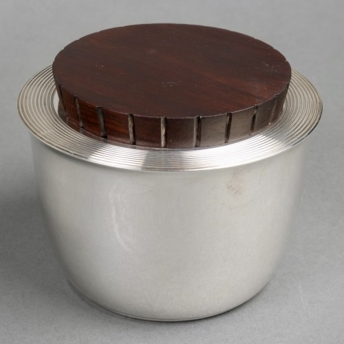1935 Jean E Puiforcat Art Deco Modernist Tea Coffee Set Sterling Silver  - 