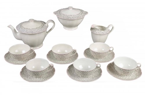 1930 Haviland & Suzanne Lalique - Porcelain Coffee Tea Set