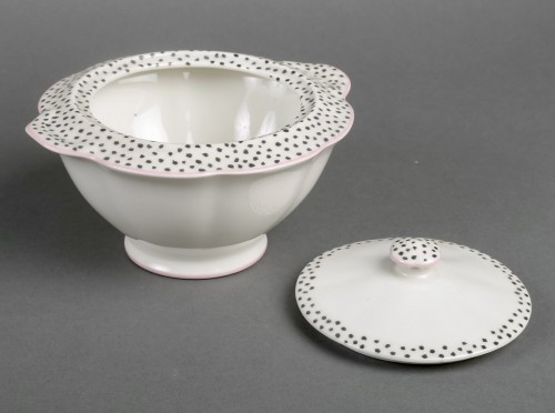 Antiquités - 1930 Haviland & Suzanne Lalique - Service à café & thé en porcelaine