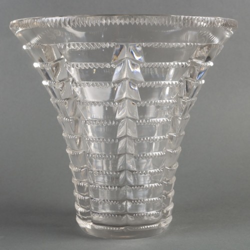 1935 René Lalique - Vase Megeve - Art Déco