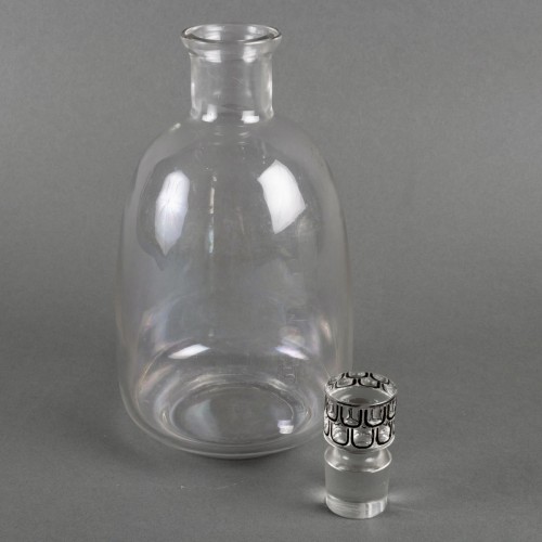 1926 René Lalique -decanter And Pitcher Saint Nabor - Art Déco