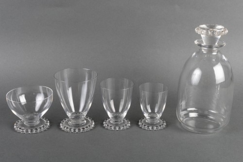 Antiquités - 1935 René Lalique - Service de 34 pièces de verre Boules Andlau