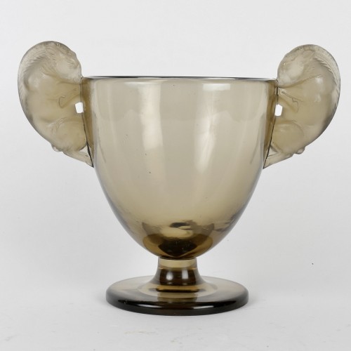 1925 René Lalique - Vase Béliers - Art Déco