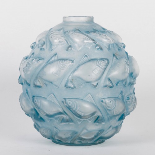 1928 René Lalique - Vase Camaret - Glass & Crystal Style Art Déco