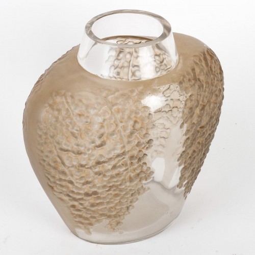 1921 René Lalique - Vase Poivre - Verrerie, Cristallerie Style Art Déco