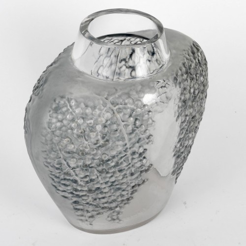 1921 René Lalique - Vase Poivre - Verrerie, Cristallerie Style Art Déco