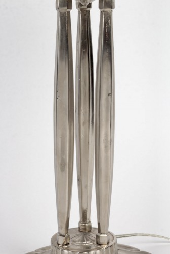 1921 René Lalique - Paire de lampes Dahlias - Art Déco