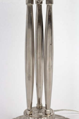 1921 René Lalique - Paire de lampes Dahlias - Art Déco