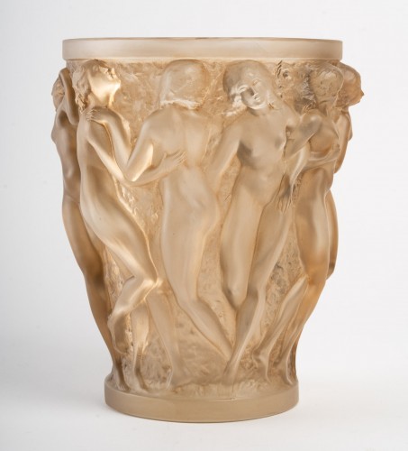 1927 René Lalique - Vase Bacchantes - Verrerie, Cristallerie Style Art Déco