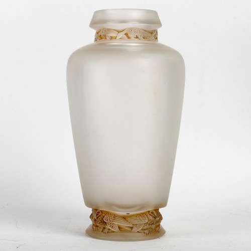 Verrerie, Cristallerie  - 1938 René Lalique - Vase Frise Aigles