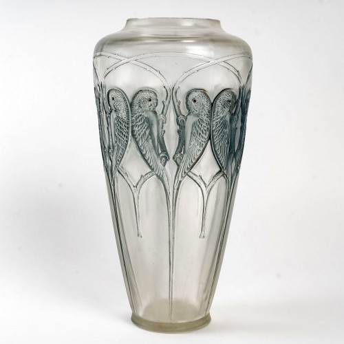 1919 René Lalique - Vase Inseparables - Glass & Crystal Style Art nouveau