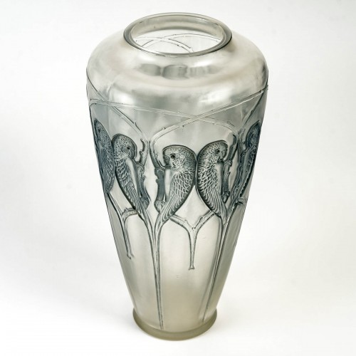 Verrerie, Cristallerie  - 1919 René Lalique - Vase Inséparables