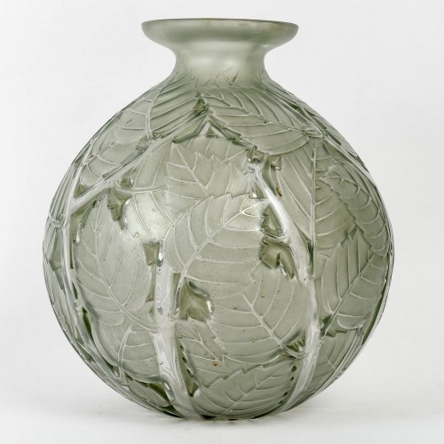 1929 René Lalique - Vase Milan - Glass & Crystal Style Art Déco