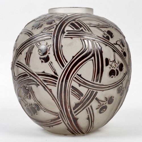 Art Déco - 1924 René Lalique - Vase Baies