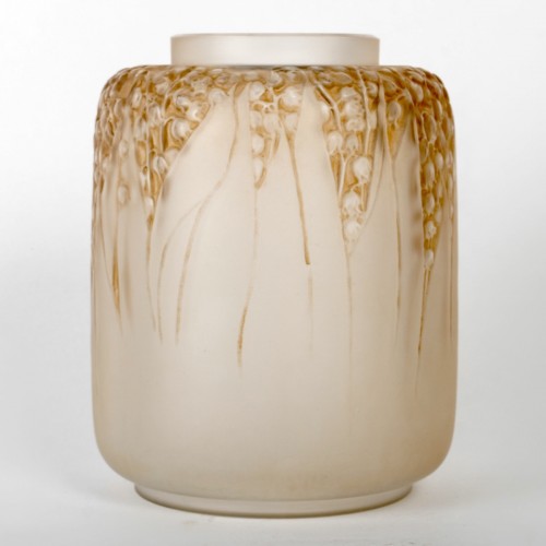1920 René Lalique - Vase Muguet - Verrerie, Cristallerie Style Art Déco