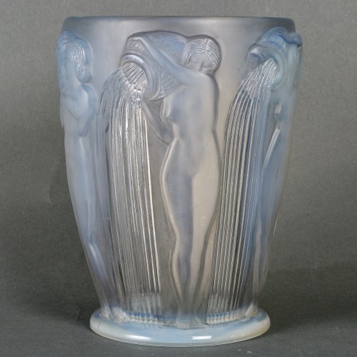 1926 René Lalique - Vase Danaïdes - Verrerie, Cristallerie Style Art Déco
