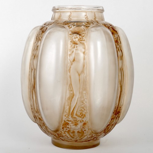 1912 René Lalique - Six Figurines et Masques - Verrerie, Cristallerie Style Art nouveau
