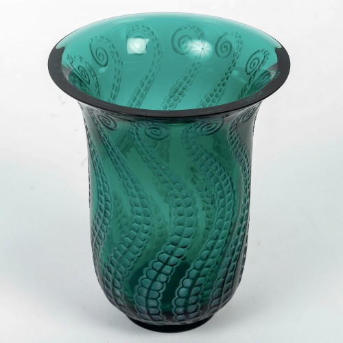 Verrerie, Cristallerie  - 1921 René Lalique - Vase Méduse