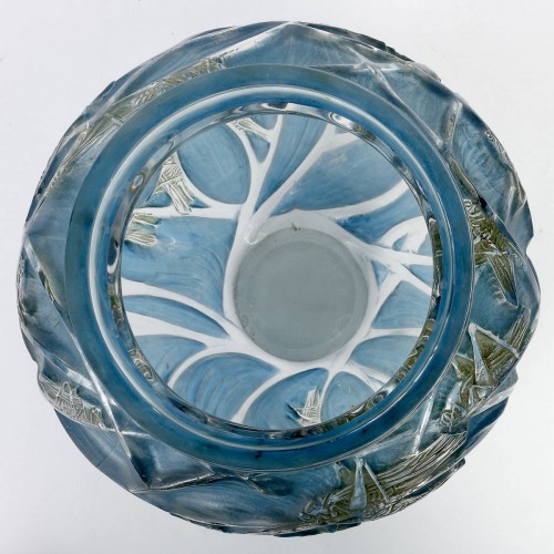 1912 René Lalique - Vase Sauterelles - BG Arts