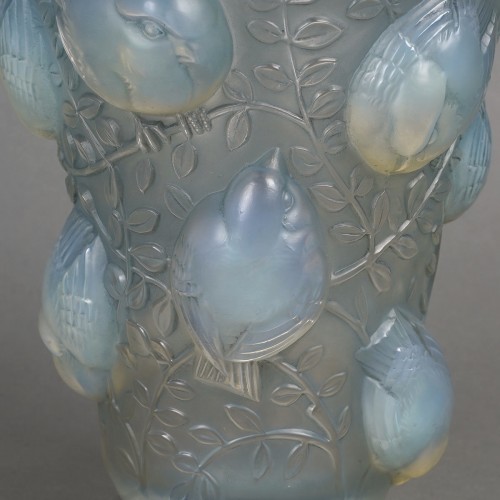 1930 René Lalique -  Vase Saint François - Glass & Crystal Style Art Déco